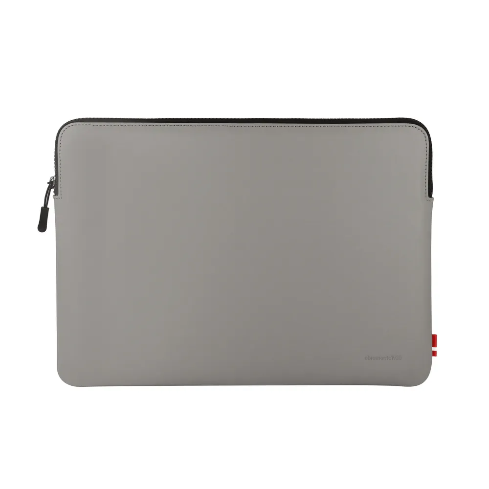 Notebook-Hülle DBRAMANTE1928 Oxford Sleeve ICON 14 Zoll Grau, abschließbar, Apple-kompatibel