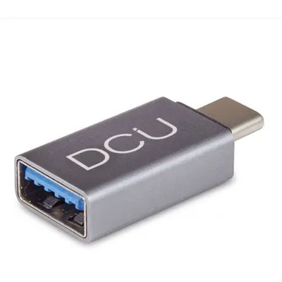 DCU Tecnologic USB-C-auf-USB-3.0-Adapter Grau