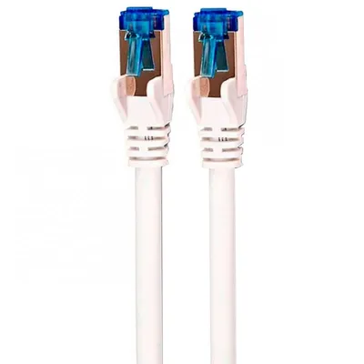 DCU Tecnologic Netzwerkkabel S/STP RJ45 CAT.6A 5 m Weiß/Blau
