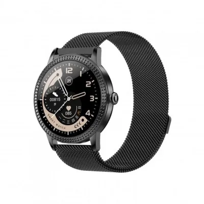 DCU Tecnologic Jewel Black Smartwatch-Uhr