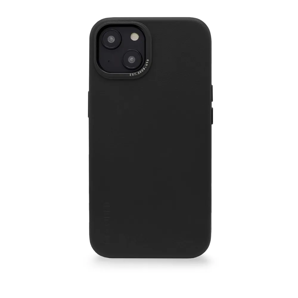 Decoded Leder Case für iPhone 14 Plus, Schwarz
