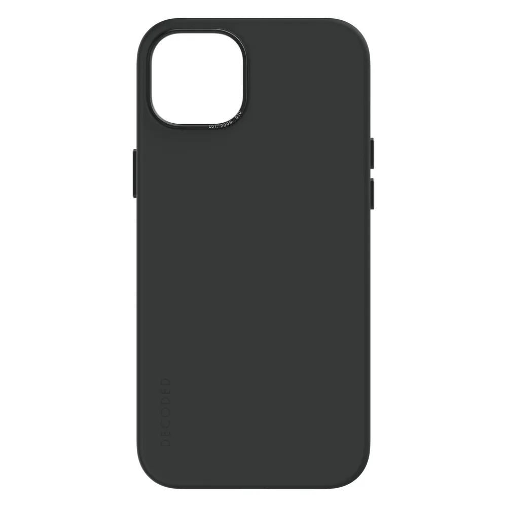Decoded AntiMicrobial Silicone Backcover iPhone 15 Plus Graphene