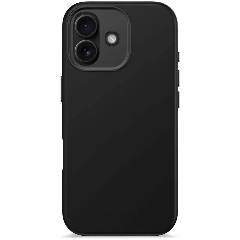 Decoded AntiMicrobial iPhone 17 Silikon Case mit MagSafe, Schwarz