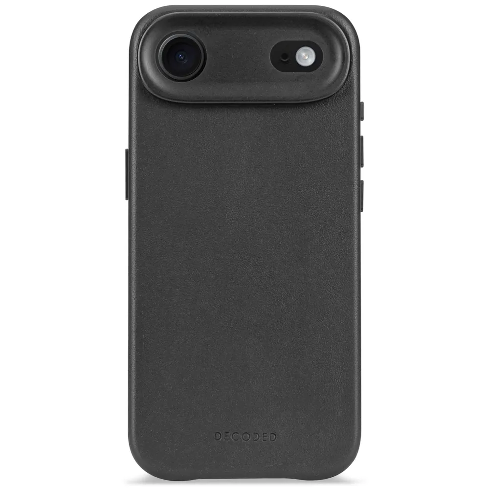 Decoded Leder Case für iPhone Air mit MagSafe, Schwarz
