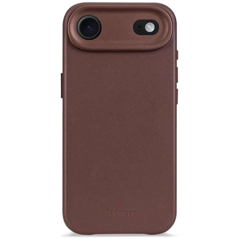 Decoded Leder Case für iPhone Air mit MagSafe, Braun