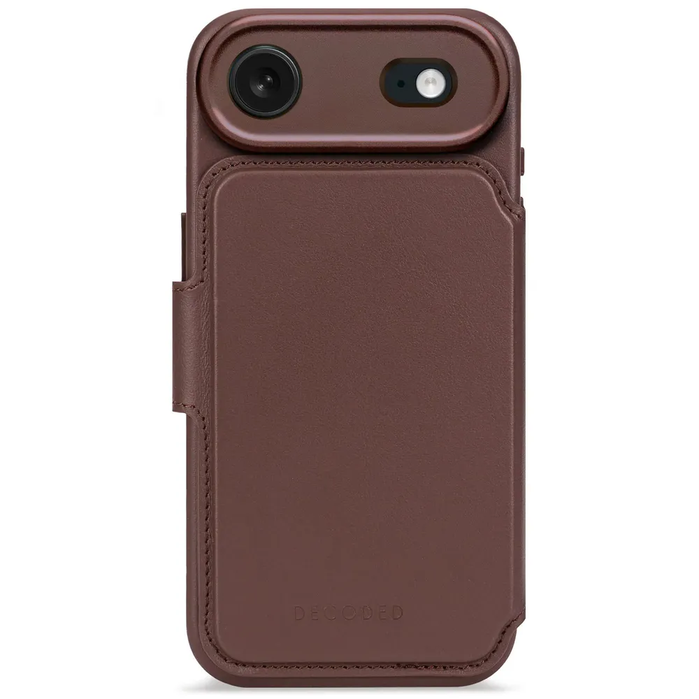 Decoded Detachable Wallet mit MagSafe für iPhone Air, Braun, Leder