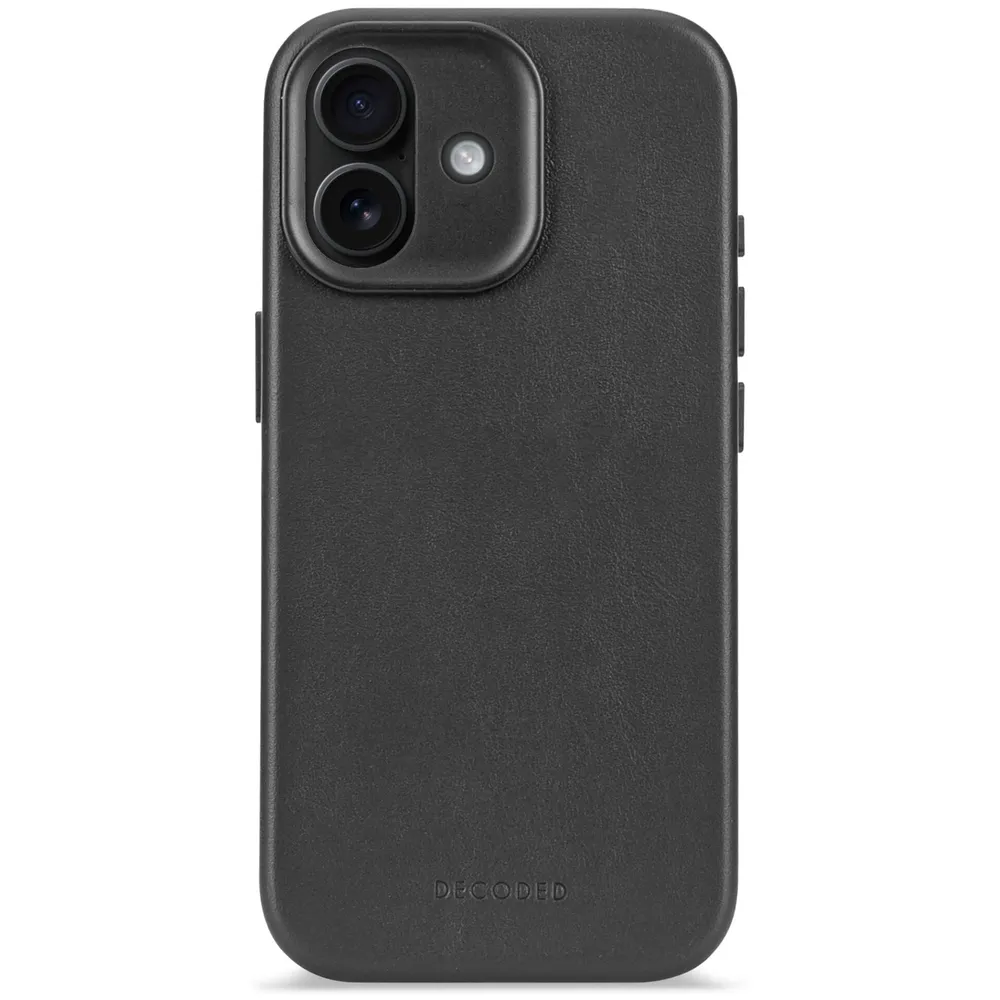 Decoded iPhone 17 Leder Case mit MagSafe, Schwarz