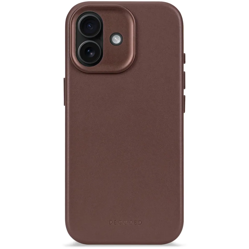 Decoded iPhone 17 Leder Case mit MagSafe, Braun