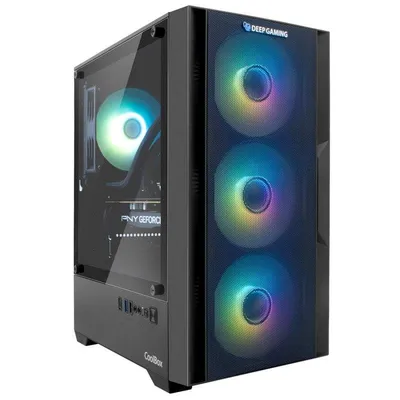 Desktop-PC Deep Gaming Raptor Intel Core i7-12700F 32GB 1TB SSD RTX 5050 Windows 11 Pro WiFi6