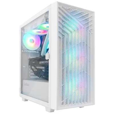 Desktop-PC Deep Gaming Vortex Intel Core i7-14700F 32GB 1TB SSD RTX 5060 Windows 11 Pro Weiß WiFi6