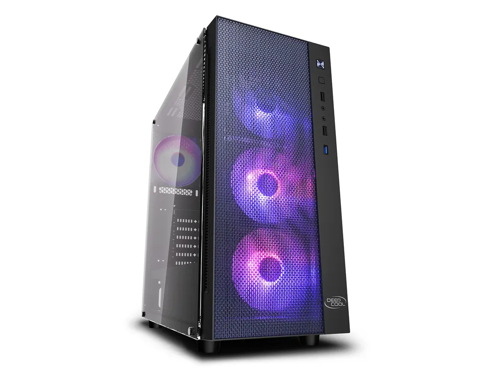 DeepCool Matrexx 55 Mesh ADD-RGB 4F gehärtetes Glas USB 3.0
