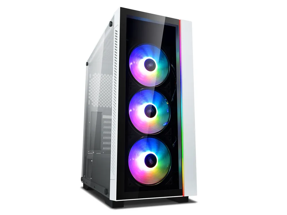 DeepCool Matrexx 55 V3 ADD-RGB 3F gehärtetes Glas USB 3.0 Weiß