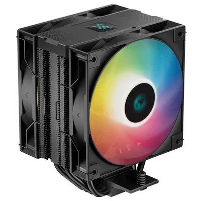 DeepCool AG400 Digital Plus ARGB Dual-CPU-Lüfter, 120 mm, Schwarz