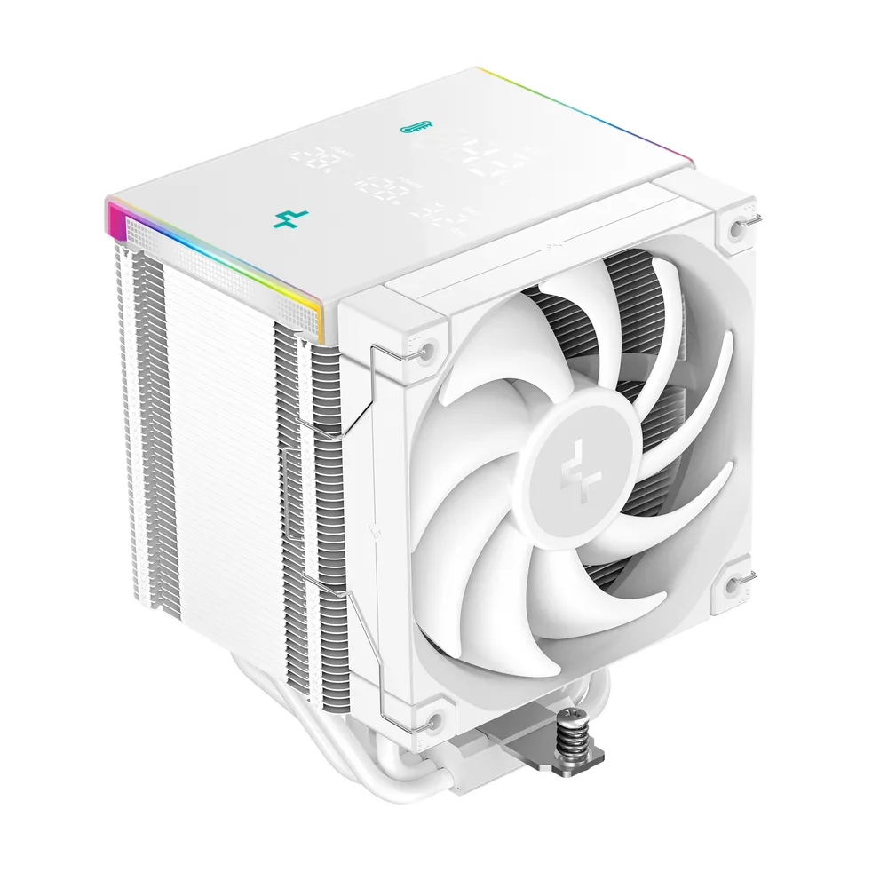Kühllösung Luft DeepCool Socket AM4 AM5 LGA1200 120 mm AK500 Digital Pro WH ARGB Display