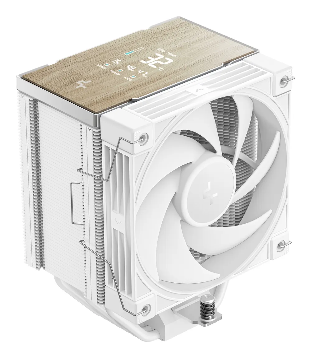 Luftkühlung DeepCool Sockel AM4/AM5 120mm AK700 DIGITAL WH LCD Display Weiß