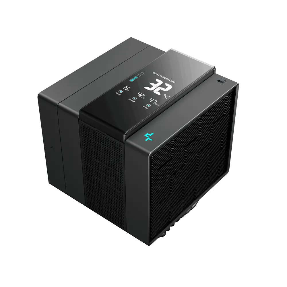 Luftkühler DeepCool Sockel LGA1700/1851 2 Lüfter 140 mm/120 mm ASSASSIN IV VC VISION PWM