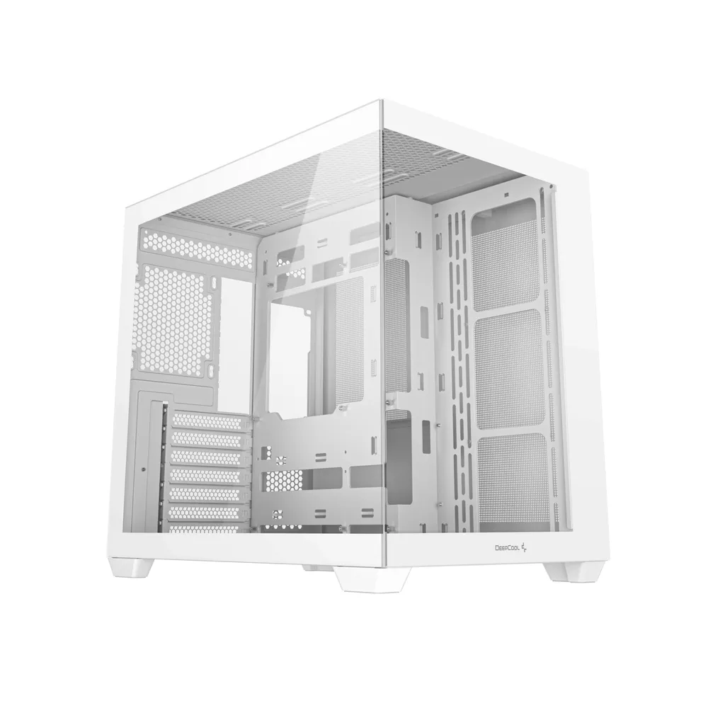 PC-Gehäuse DeepCool CG530 WH Midi-Tower Weiß ATX