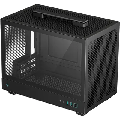 DEEPCOOL CH160 SCHWARZES MICRO-ATX-HALBTURMGEHÄUSE R-CH160-BKNGI0-G-1