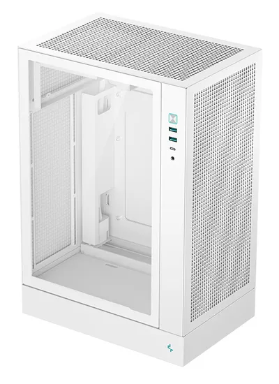 Gehäuse DeepCool CH170 PLUS WH Midi Tower Weiß micro ATX Mini-ITX