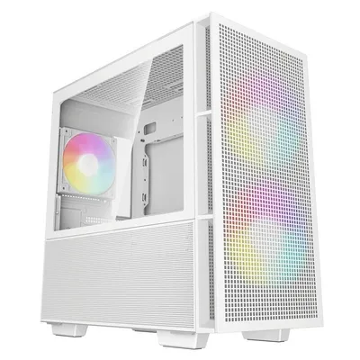 DeepCool CH360 gehärtetes Glas USB 3.2 Weiß