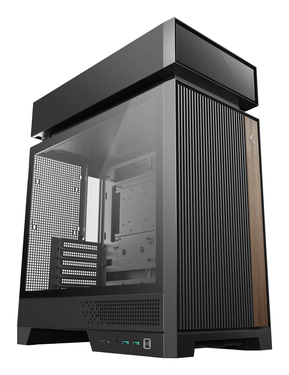 PC-Gehäuse DeepCool CL660 Hypersplit Tower 2x 120mm ARGB USB-C Schwarz