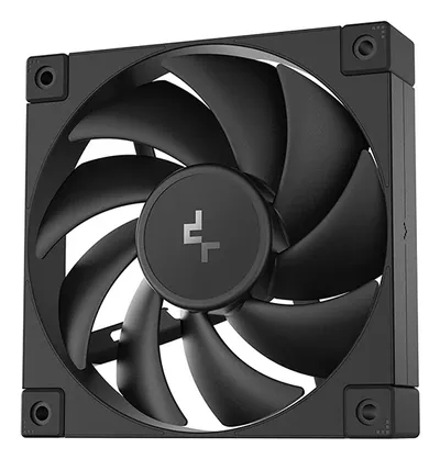 DeepCool FD12 Hochleistungslüfter, 120 mm, 27,6 dB, 400–2050 U/min, PWM, Schwarz