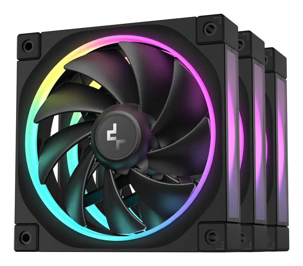 Ventilator DeepCool FL12-3 in 1 12 cm Schwarz Ventilator DeepCool FL12-3 in 1 12 cm Schwarz