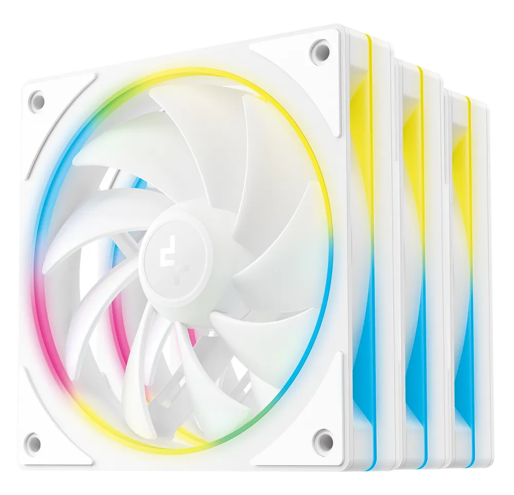 Zusatzlüfter DeepCool FL12R SE WH 120mm 1900RPM ARGB 3er-Pack PWM