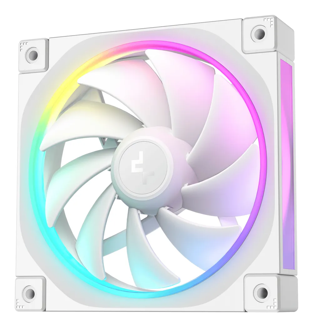 Kühlung Luft DeepCool 120 mm FL12 WH RGB PWM Weiß