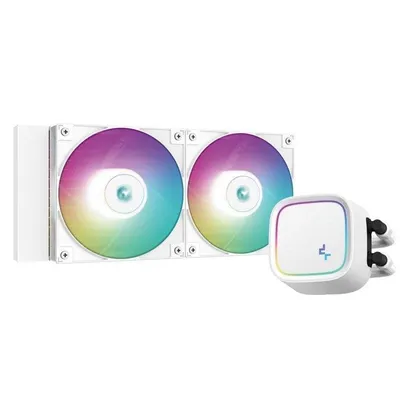 Flüssigkeitskühlung DeepCool LE520 WH 240mm 2 Lüfter ARGB Weiß