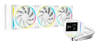 Refrigeración Líquida Deepcool LM360 WH 360mm 3 Lüfter IPS Display RGB
