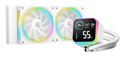 Refrigeración Líquida DeepCool LQ240 White 240mm 2 Lüfter RGB