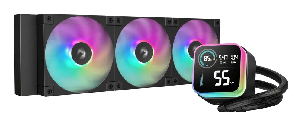 Refrigeración Líquida DeepCool LQ360 360mm 3 Ventiladores RGB Multicolor