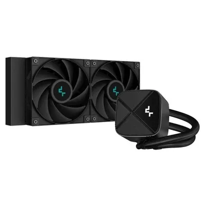 Flüssigkeitskühlung DeepCool LS520 S Zero Dark 240mm 2 Lüfter LED