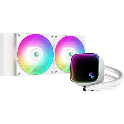 Flüssigkeitskühlung DeepCool LS520 SE 280mm 2 Lüfter ARGB Weiß