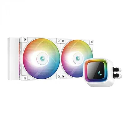 Flüssigkeitskühlung DeepCool LS520 240mm 2 Lüfter Weiß ARGB