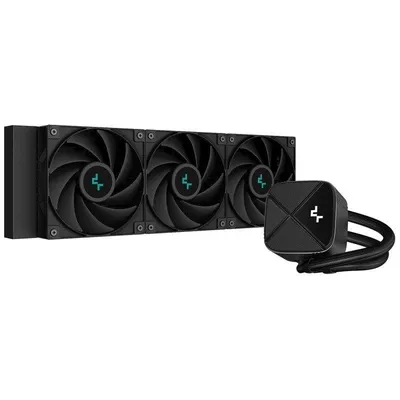 Flüssigkeitskühlung DeepCool LS720S Zero Dark 360mm 3 Lüfter LED Weiß