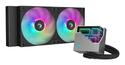 Flüssigkeitskühlung DeepCool LT240 ARGB 240mm 2 Lüfter RGB Intel/AMD