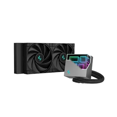 Flüssigkeitskühlung DeepCool LT520 240mm 2 Lüfter RGB Schwarz