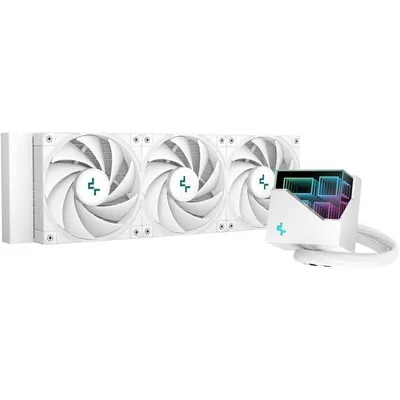 Flüssigkeitskühlung Deepcool LT720 360mm 3 Lüfter Weiß RGB
