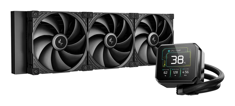 Wasserkühlung Deepcool Spartacus 420 420mm 3 Lüfter RGB TFT Display