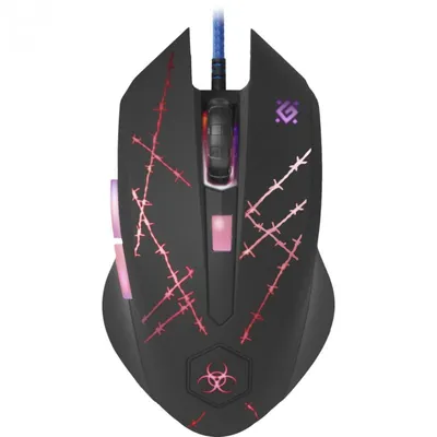 Defender Forced GM-020L Maus Gaming Beidhändig USB Typ-A Optisch 3200 DPI