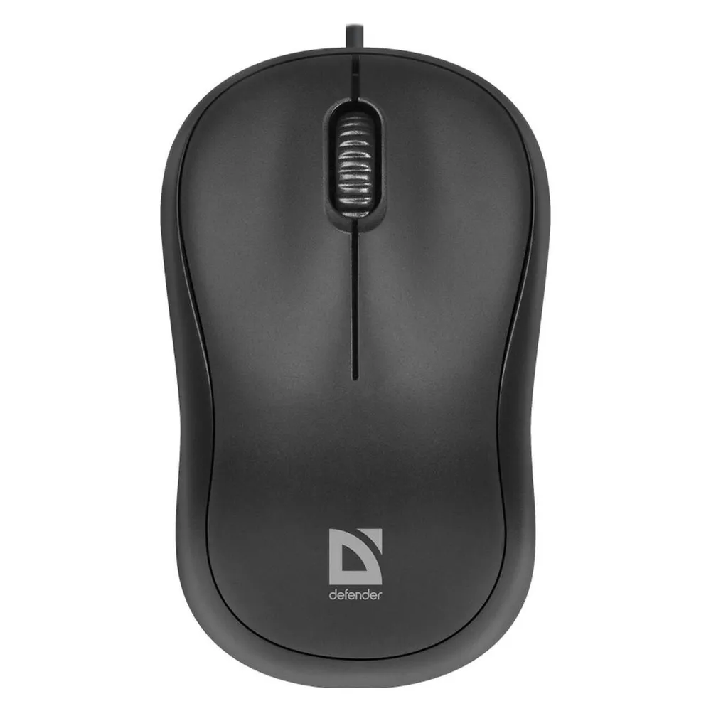 Ratón Defender PATCH MS-759 USB 1000DPI Schwarz Ambidextrous Kompakt