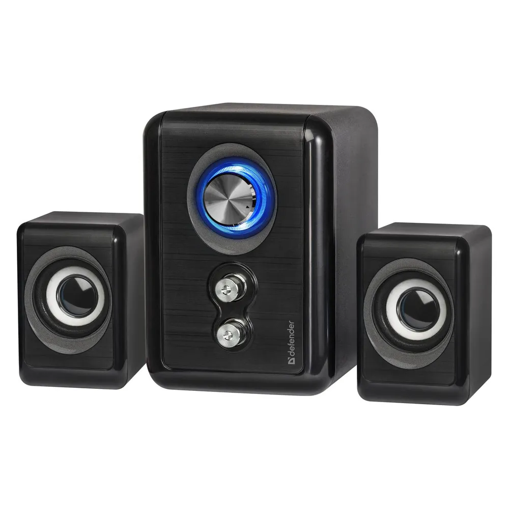 Lautsprecher Defender V11 Tischlautsprecher Kabelgebunden 11 W mit Bass- und Höhenregler