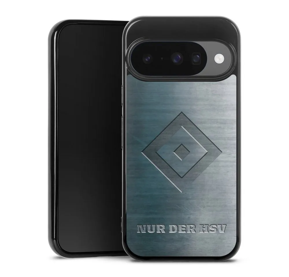 DeinDesign Handyhülle HSV Hamburger SV Metallic Look Nur der HSV Metalllook, Google Pixel 10 Silikon Hülle Bumper Case Handy Schutzhülle