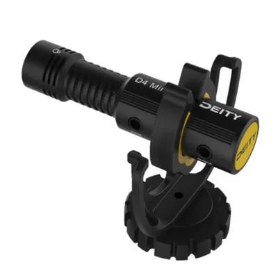 Mikrofon Deity V-Mic D4 Mini kabelgebunden superniere mit Windschutz