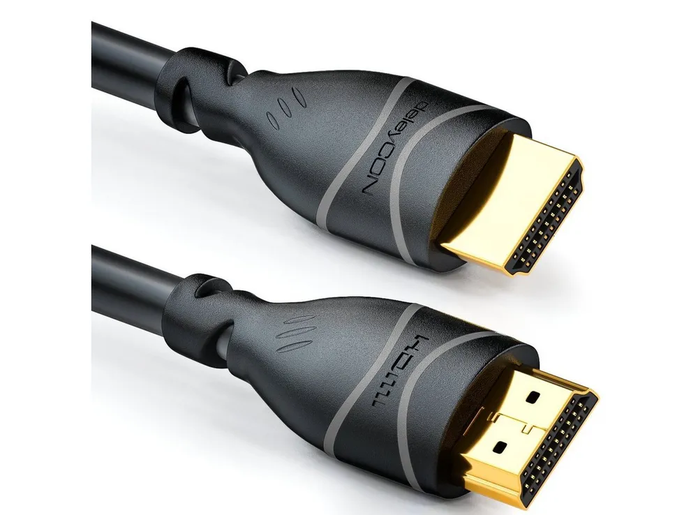 deleyCON deleyCON 10m HDMI Kabel HDMI 2.0 kompatibel 4K UHD 2160p FULL HD HDMI-Kabel