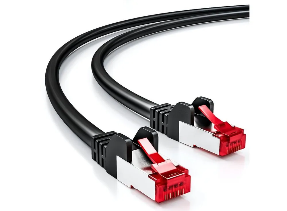 deleyCON deleyCON 2m CAT6 Patchkabel S-FTP PIMF Netzwerkkabel Ethernetkabel - LAN-Kabel