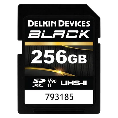Delkin BLACK UHS-II SDXC 256GB R:300MB/s W:250MB/s