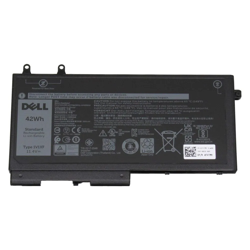 Dell Battery, 42WHR, 3 Cell (3 Zellen, 3684 mAh)